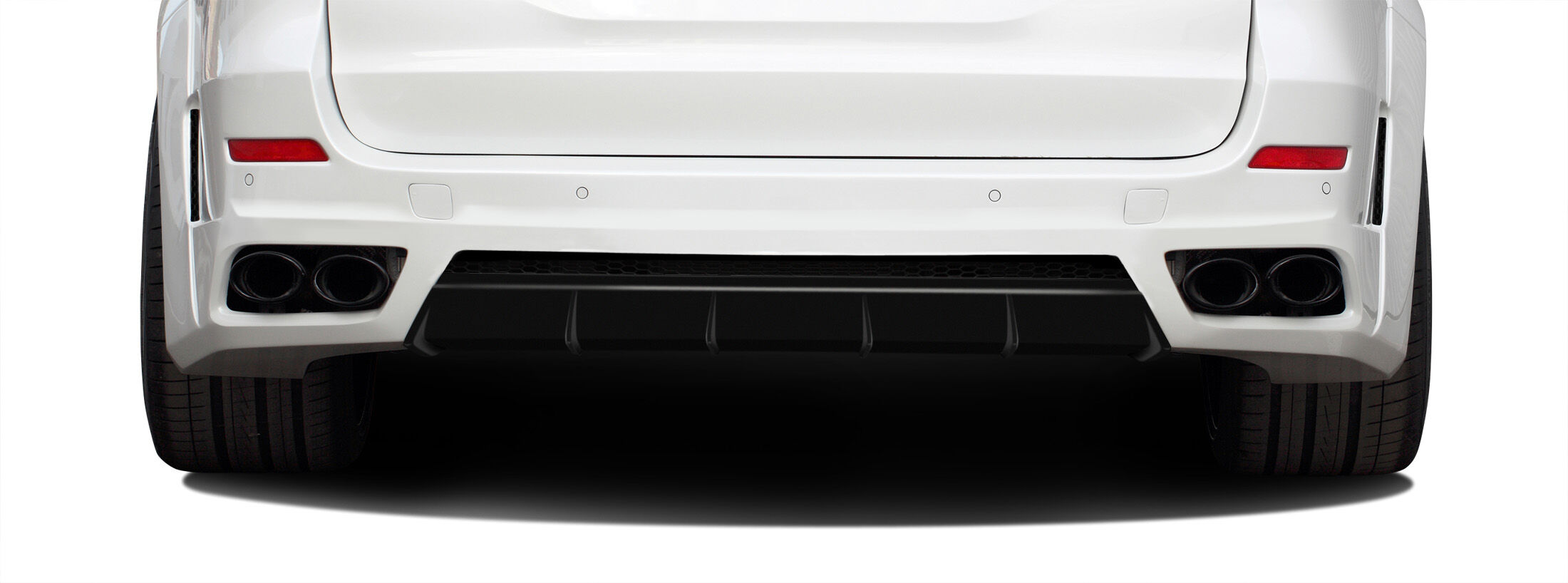 Aero Function AF-1 Style Fiberglass/FRP Rear Bumper Lip/Add On for 2014-2018 BMW X5 - 112663