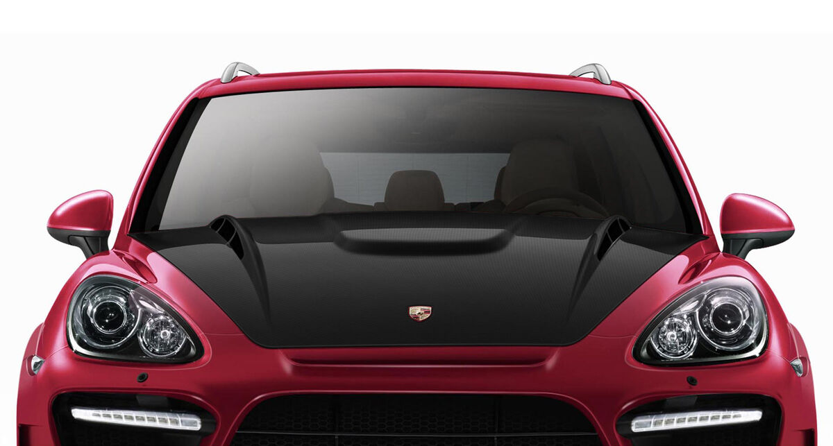 2011-2014 Porsche Cayenne Carbon AF-3 Hood (CFP) 1PC - 112696