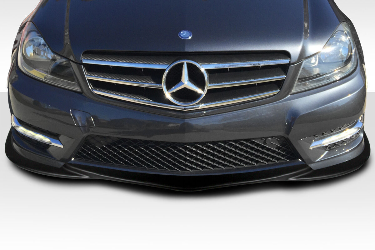 2012-2014 Mercedes C Class W204 Duraflex L Sport Front Lip Spoiler 1PC (AMG Sports Bumper only) - 112746