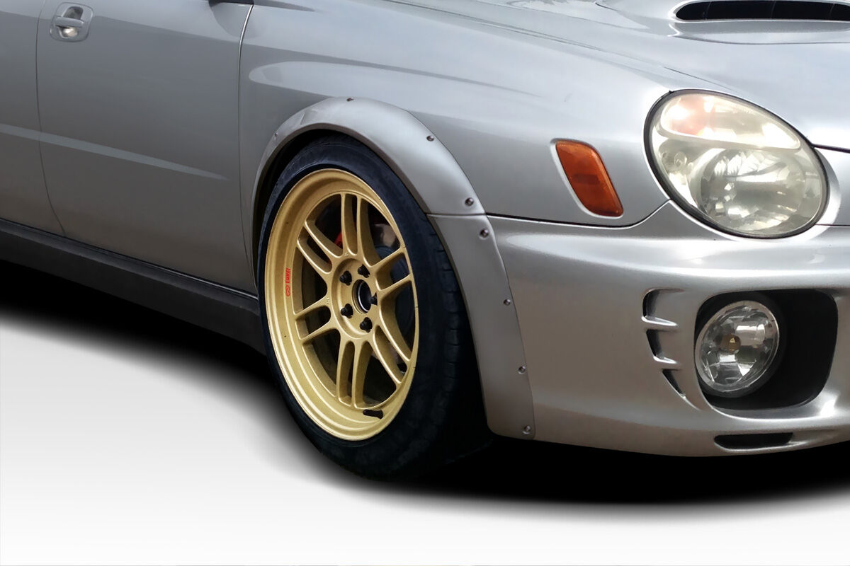2002-2003 Subaru Impreza WRX 4DR Duraflex Race Front Fender Flares 4PC - 112783