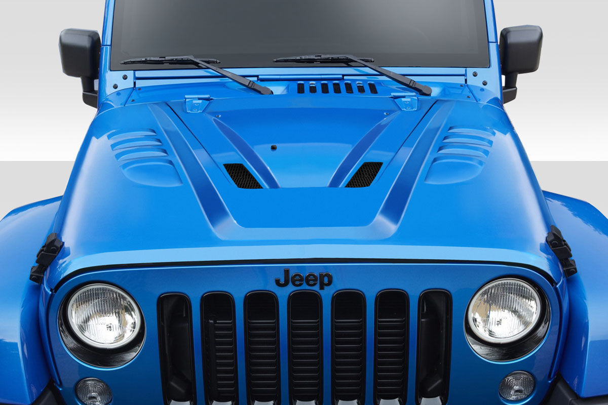2007-2018 Jeep Wrangler Duraflex ABR Hood 1PC - 112796