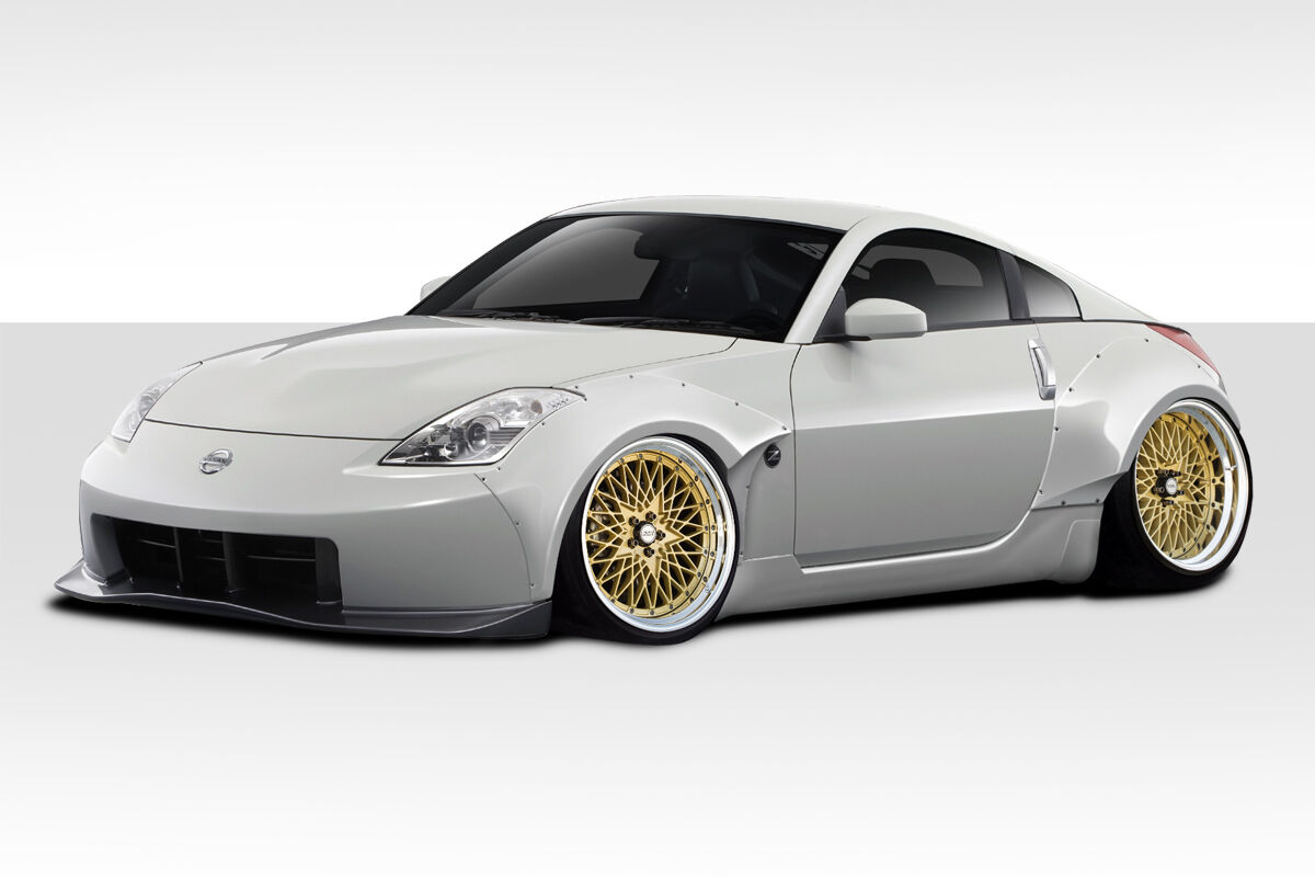 2003-2008 Nissan 350Z Z33 Duraflex Circuit Fender Flares Kit 4PC - 112871