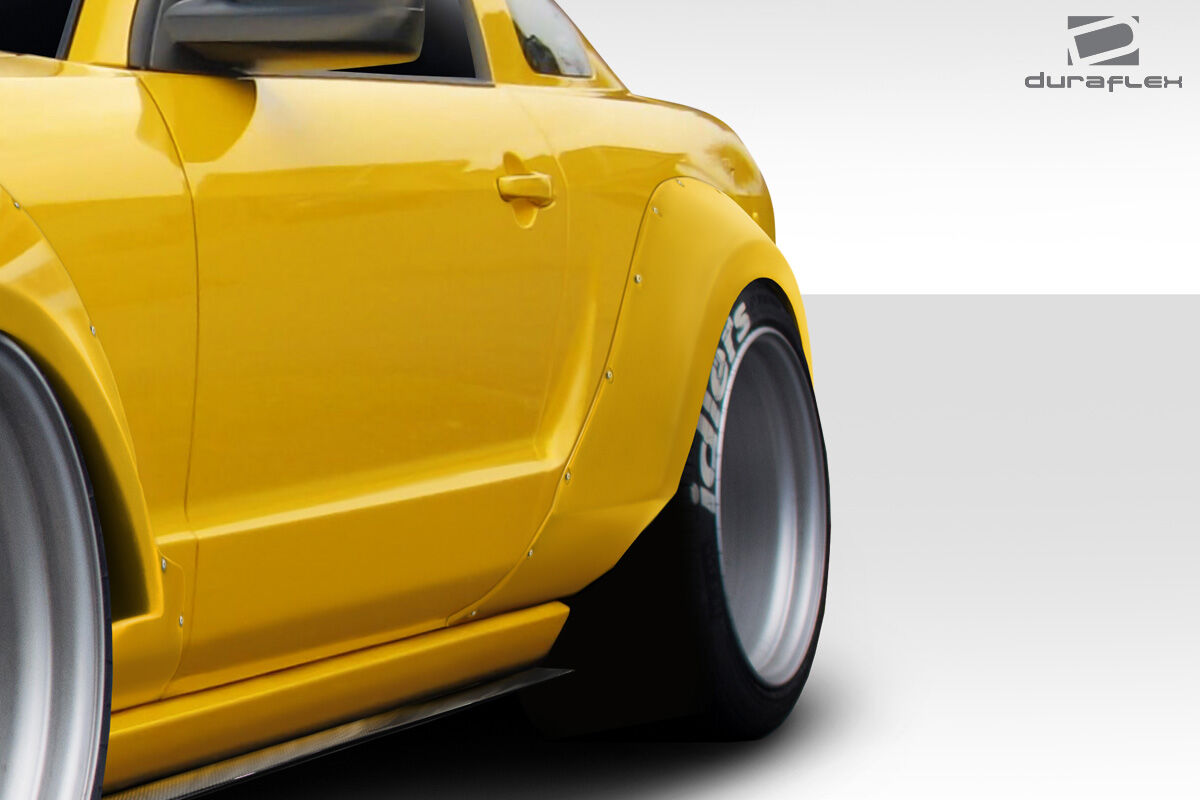 2005-2009 Ford Mustang Duraflex Circuit Wide Body 75MM Fender Flares - 4 Piece