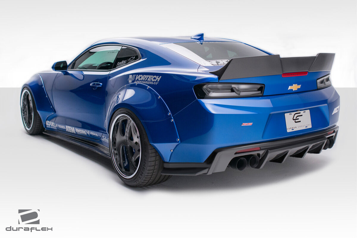 2016-2018 Chevrolet Camaro Duraflex Grid Rear Fender Flares - 4 Piece