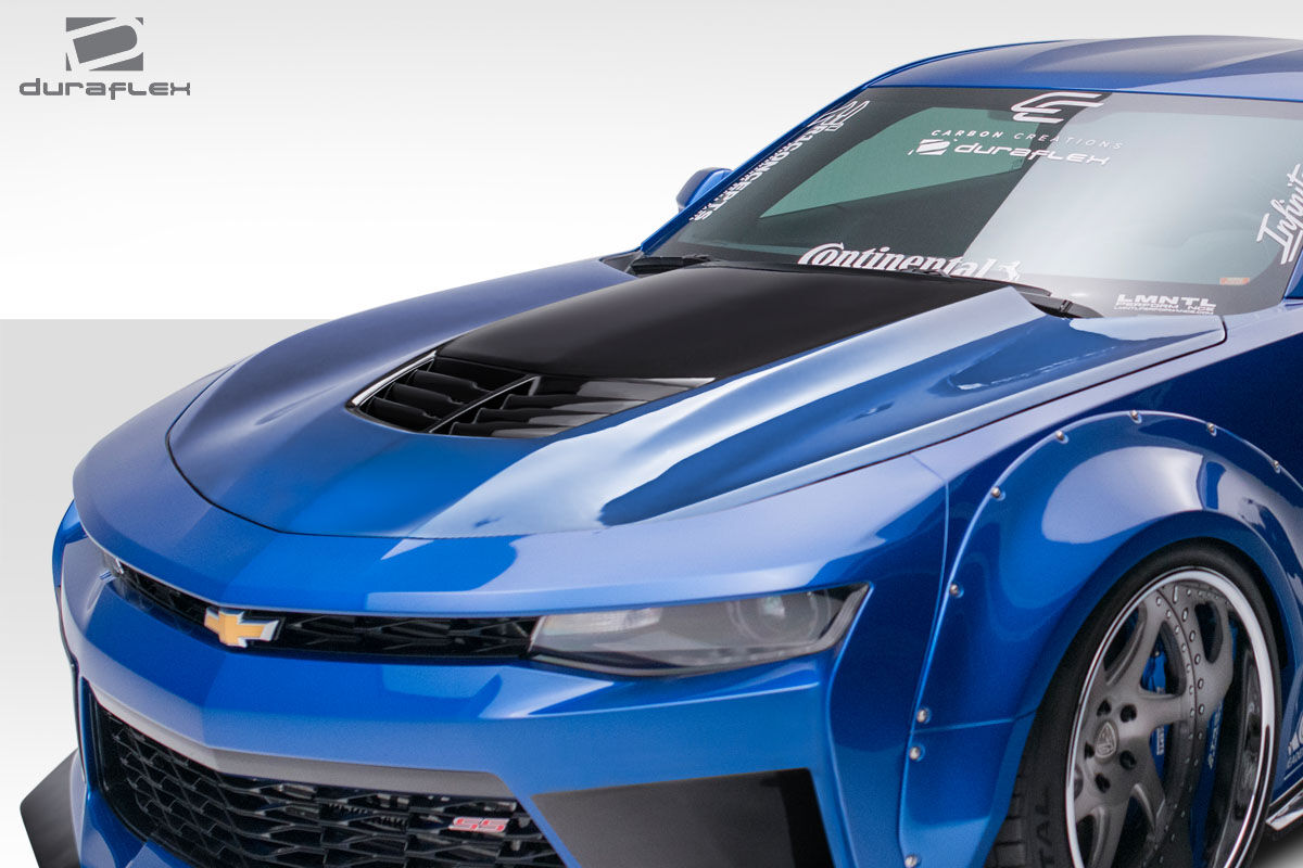 2016-2024 Chevrolet Camaro Duraflex Grid Hood - 1 Piece