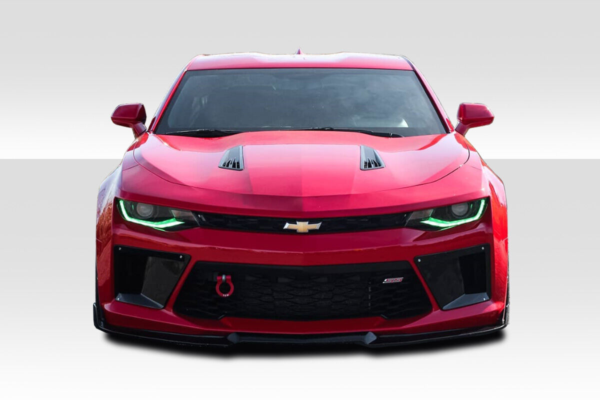 2016-2018 Chevrolet Camaro V8 Duraflex Grid Front Bumper Air Duct Extensions Add Ons Spat Extensions 2PC - 113021