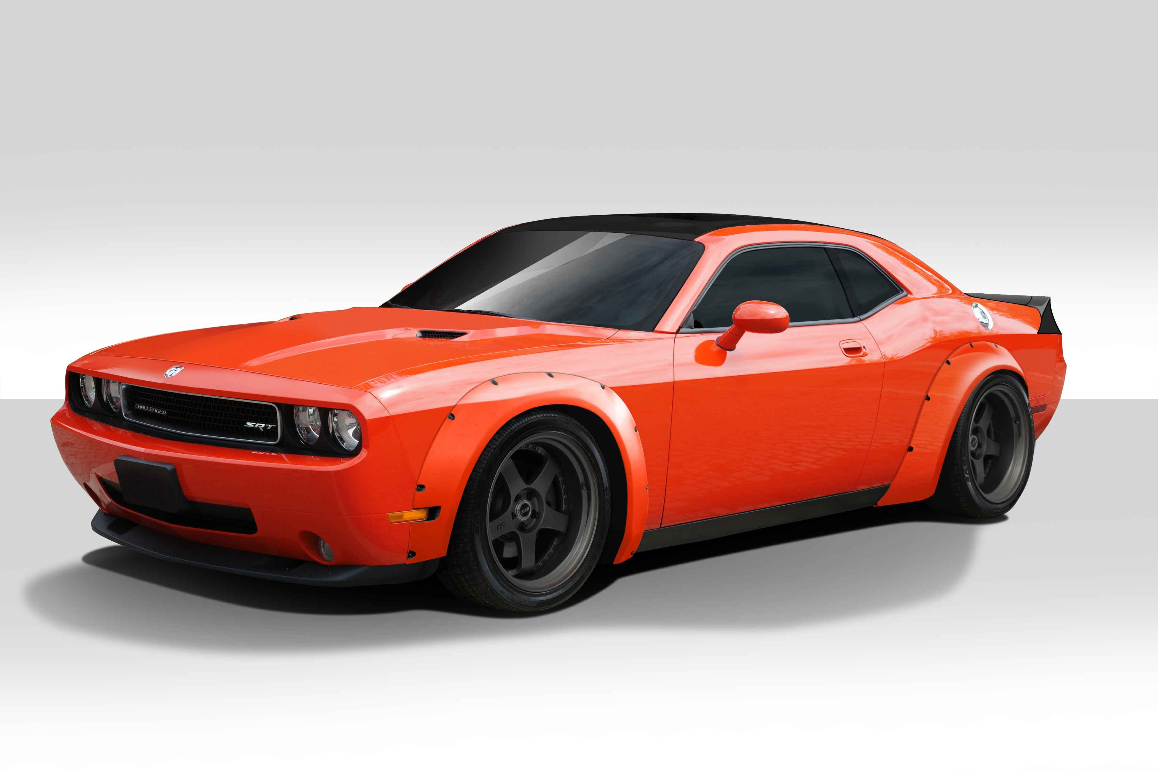 2008-2023 Dodge Challenger Duraflex Novara Wide Body Kit 7PC - 113233