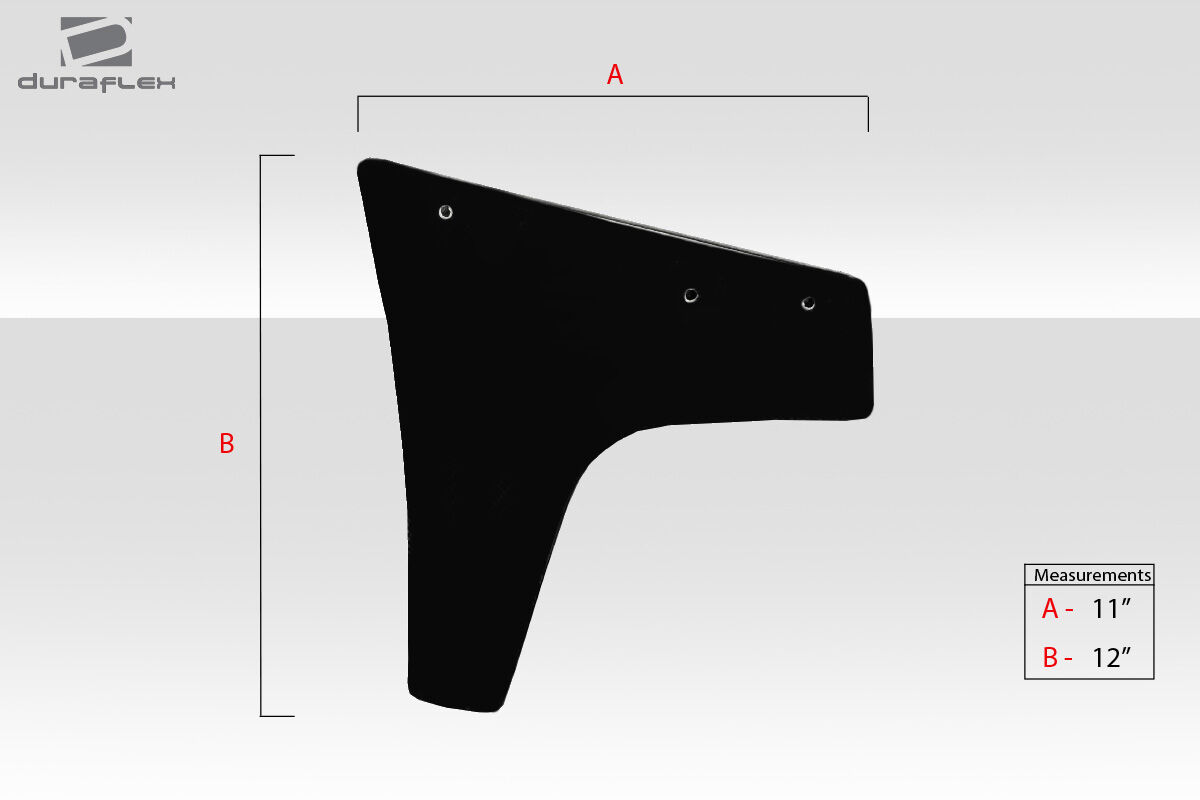 Universal 62" Duraflex VRX V2 Short Wing Complete Kit - 9 Piece