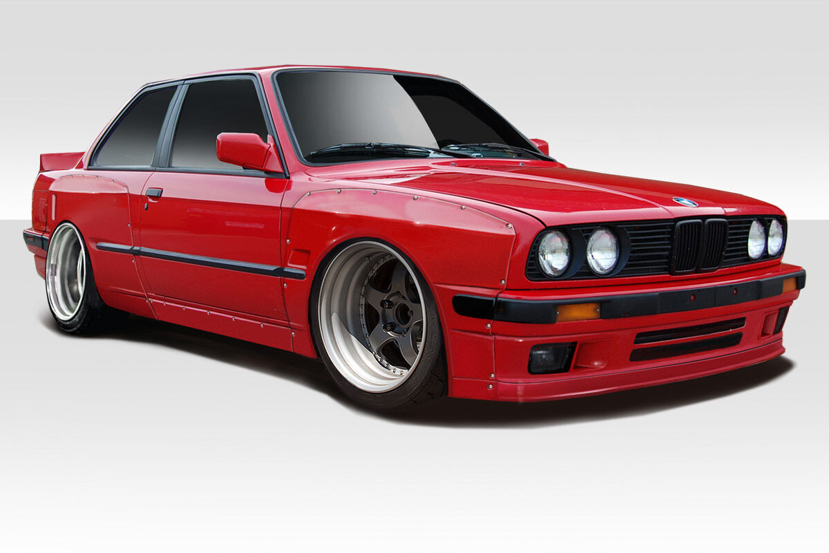 1984-1991 BMW 3 Series E30 Duraflex TKO Wide Body Kit 6PC - 113289