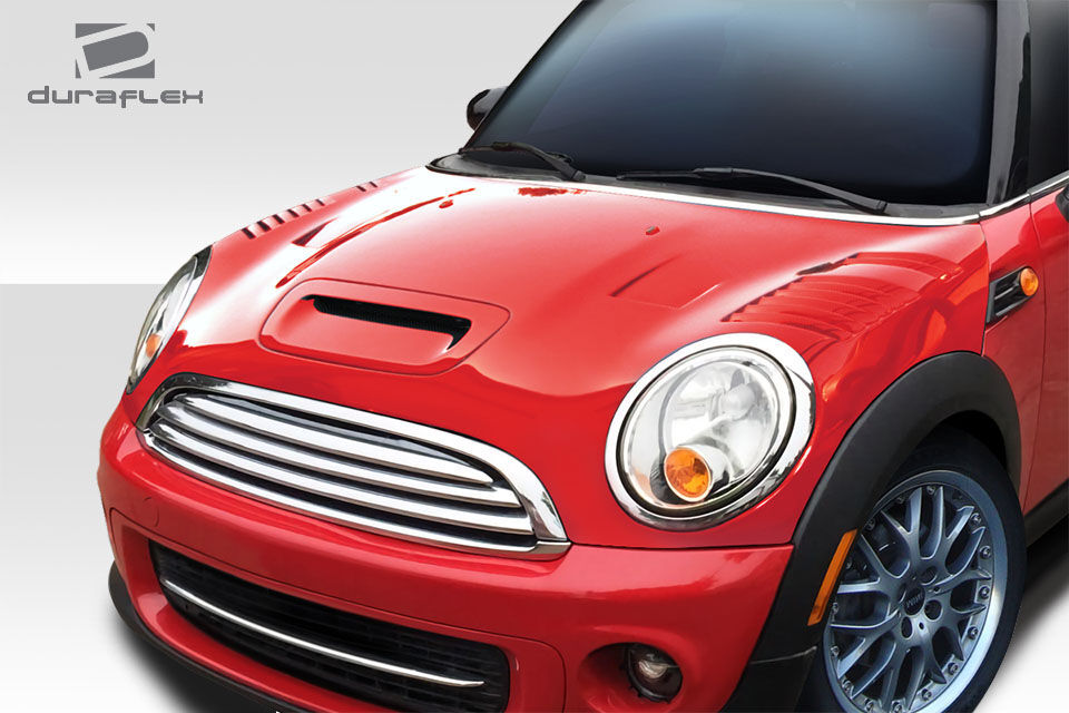 2007-2015 Mini Cooper R55 R56 R57 R58 R59 Duraflex Racer Hood - 1 Piece
