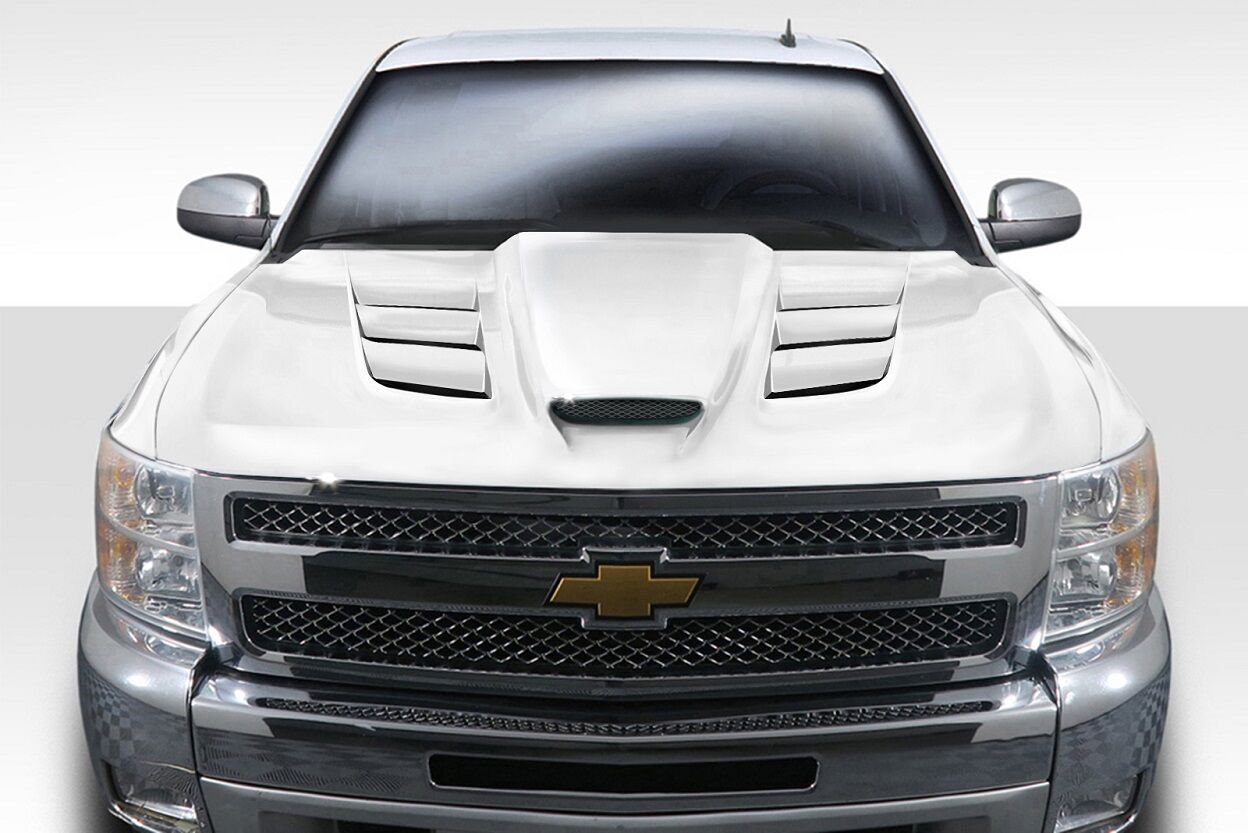 2007-2013 Chevrolet Silverado Duraflex Viper Look Hood 1PC - 113402