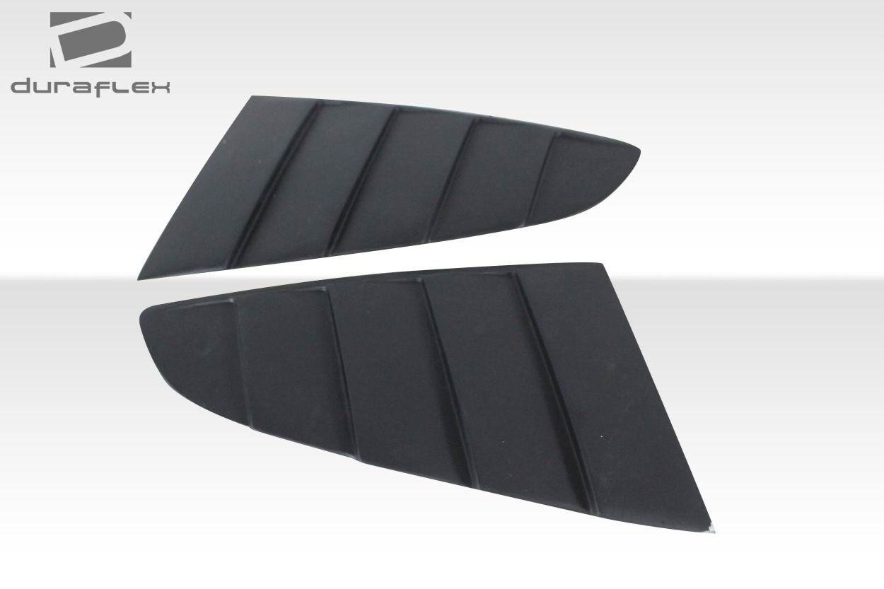 2015-2023 Ford Mustang Duraflex CVX Rear Window Scoops Louvers 2PC - 113499