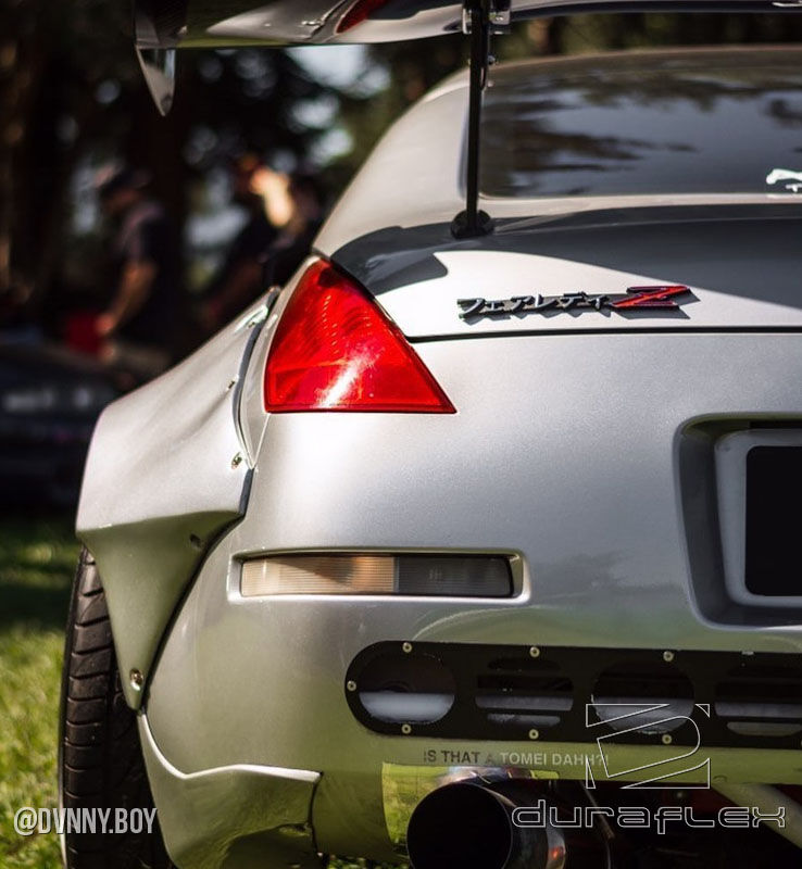 2003-2008 Nissan 350Z Z33 Duraflex RBS Rear Fender Flares - 2 Piece