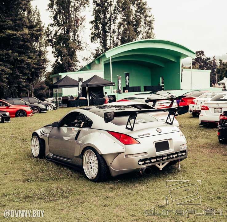 2003-2008 Nissan 350Z Z33 Duraflex RBS Rear Fender Flares - 2 Piece