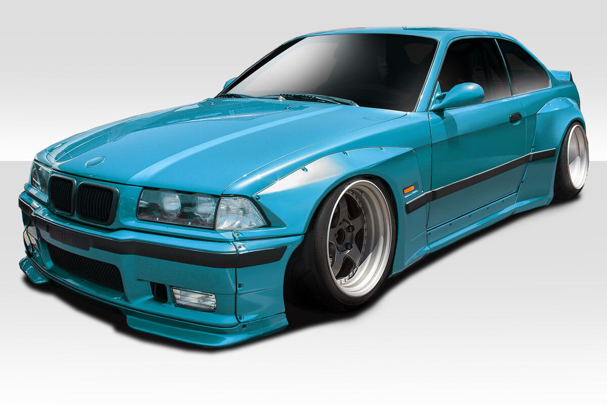 1992-1998 BMW 3 Series M3 E36 2DR Duraflex Circuit Wide Body Kit 12PC - 113619