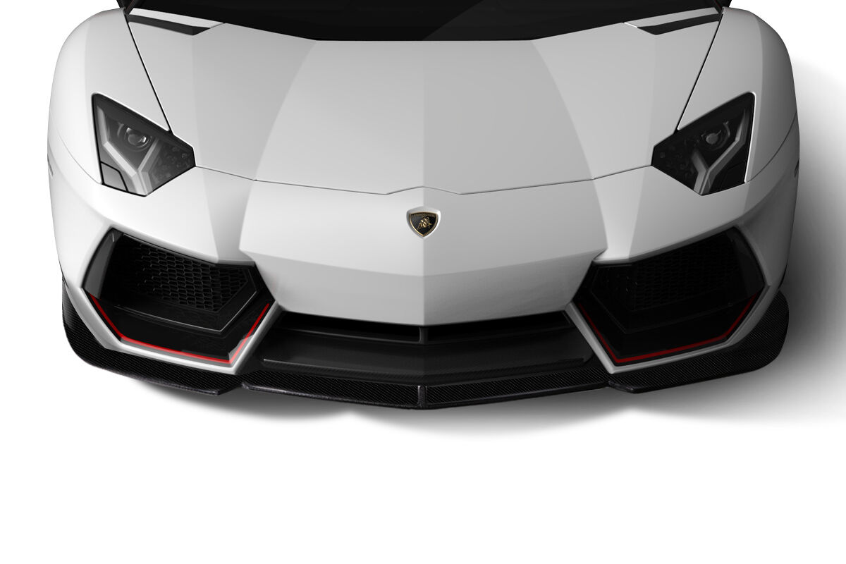 2011-2017 Lamborghini Aventador LP 700 Carbon AF-1 Front Aero Splitters 2PC (CFP) - 113745