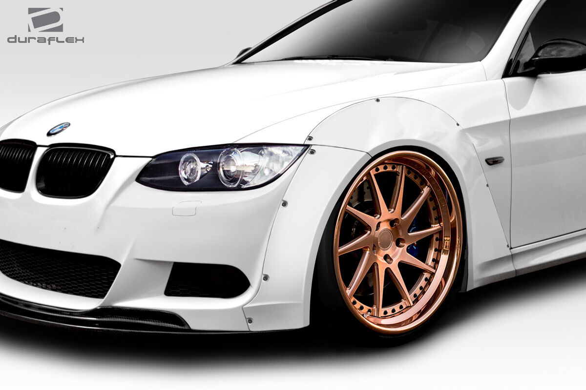 2007-2013 BMW 3 Series E92 2dr E93 Convertible Duraflex Circuit Wide Body Front Fender Flares - 4 Piece ( fits all models except M3 )
