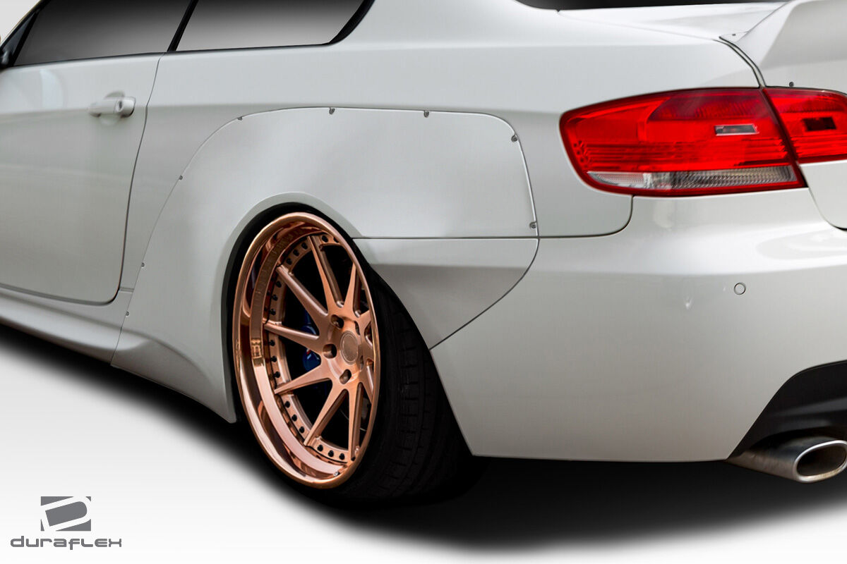 2007-2013 BMW 3 Series E92 2dr E93 Convertible Duraflex Circuit Wide Body Rear Fender Flares - 4 Piece ( fits all models except M3 )