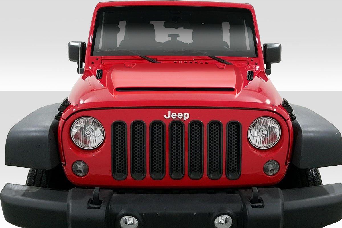 2007-2018 Jeep Wrangler Duraflex Rage Hood 1PC - 113887