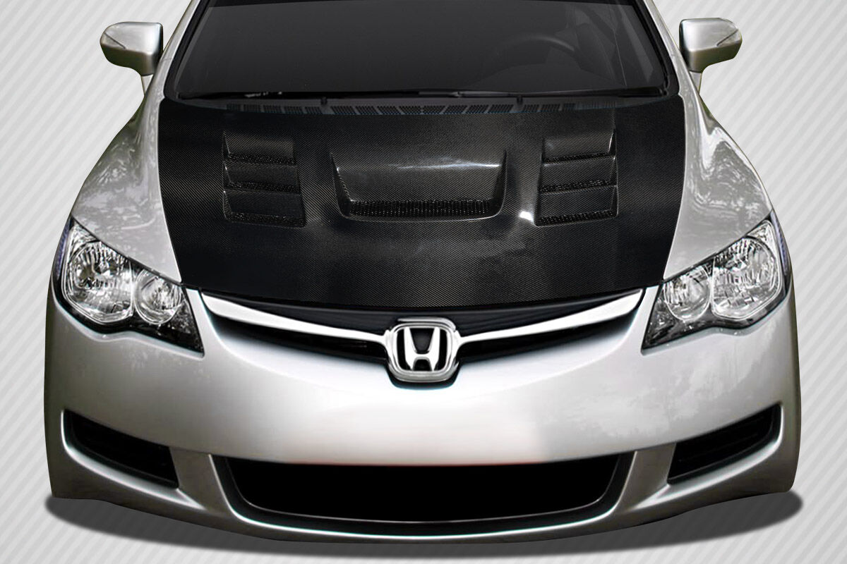 2006-2011 JDM Honda Civic 4DR Carbon Creations DriTech Supremo Hood 1PC - 114055