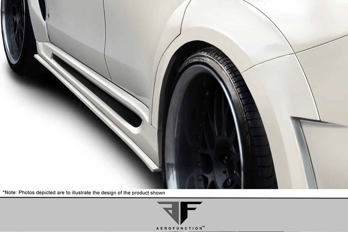 2015-2019 BMW X6 F16 / X6M F86 AF-1 Side Splitters ( GFK ) - 2 Piece