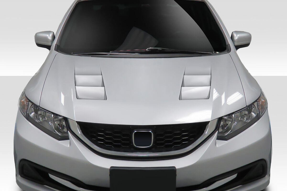 2012-2015 Honda Civic 4DR Duraflex TS-1 Hood 1PC - 114289