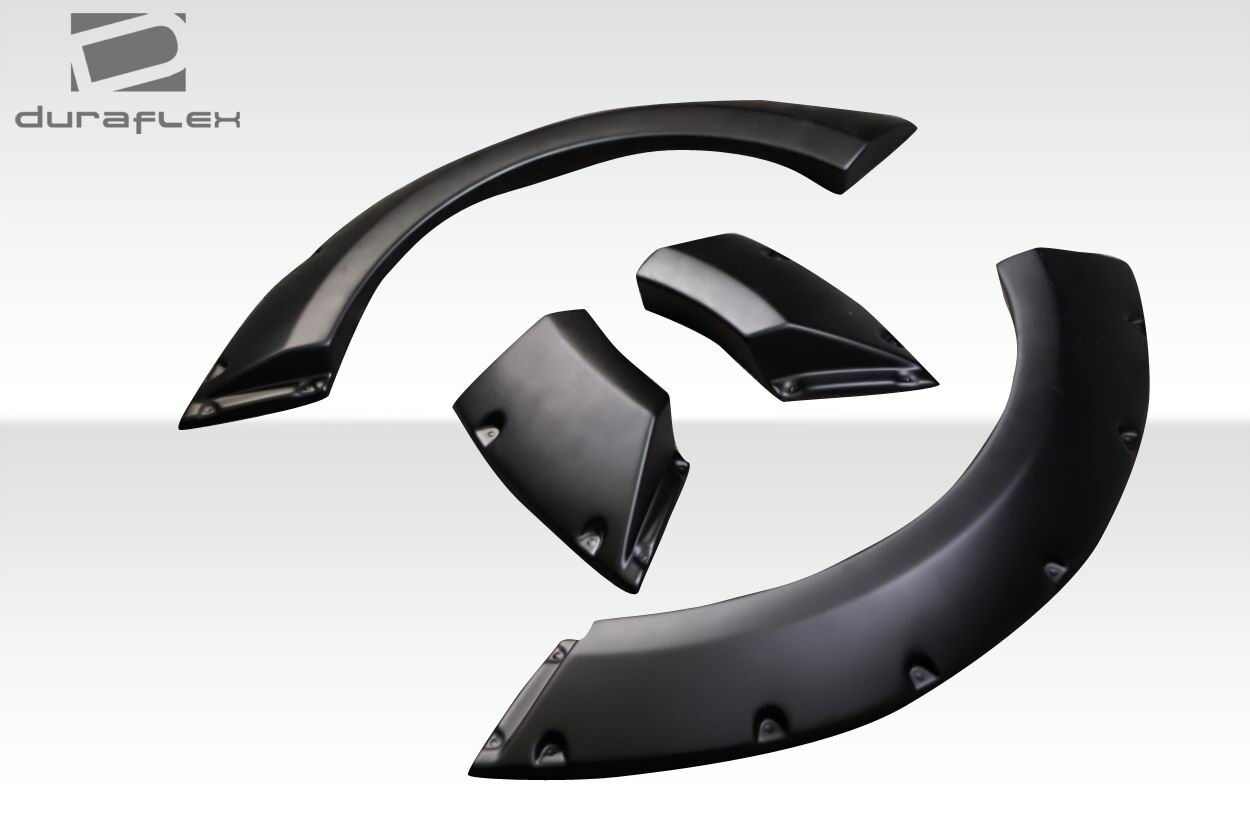 2012-2017 Hyundai Veloster Turbo Duraflex Envision Rear Fender Flares - 4 Piece