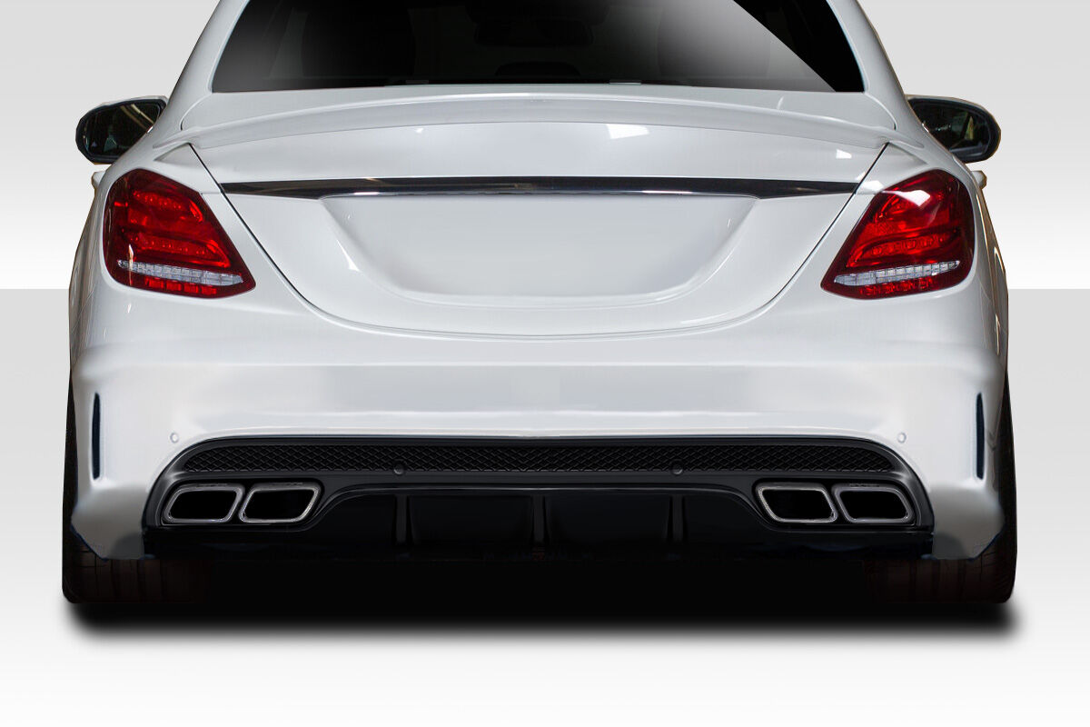 2015-2019 Mercedes C Class W205 Duraflex C63 Look Rear Diffuser 1PC (For AMG Bumper only) - 114376