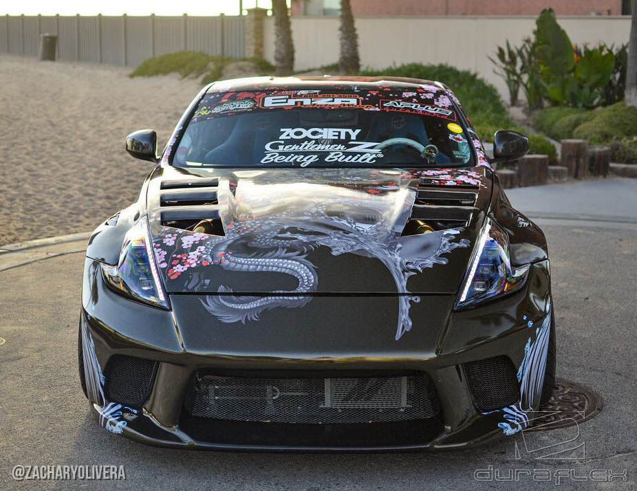 2009-2020 Nissan 370Z Z34 Duraflex AMS Hood - 1 Piece