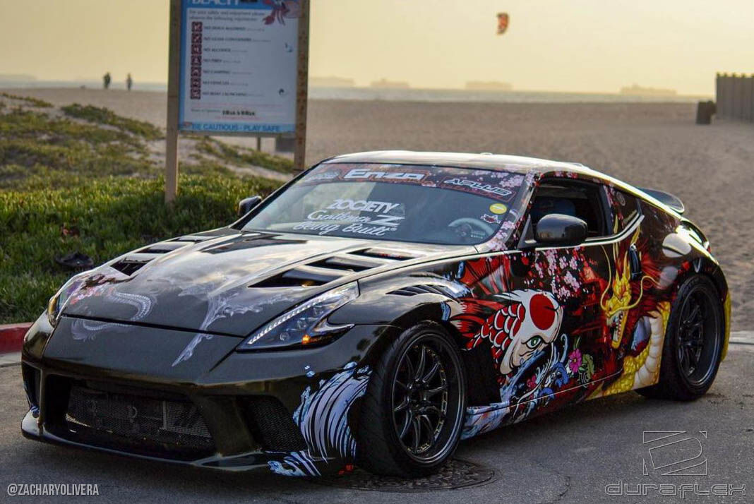 2009-2020 Nissan 370Z Z34 Duraflex AMS Hood - 1 Piece