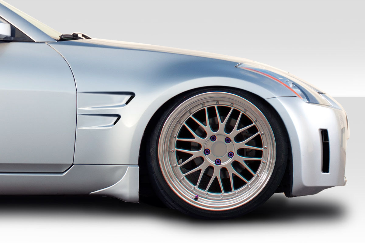 2003-2008 Nissan 350Z Z33 Duraflex D-Sport Wide Body Front Fenders 2PC - 114766