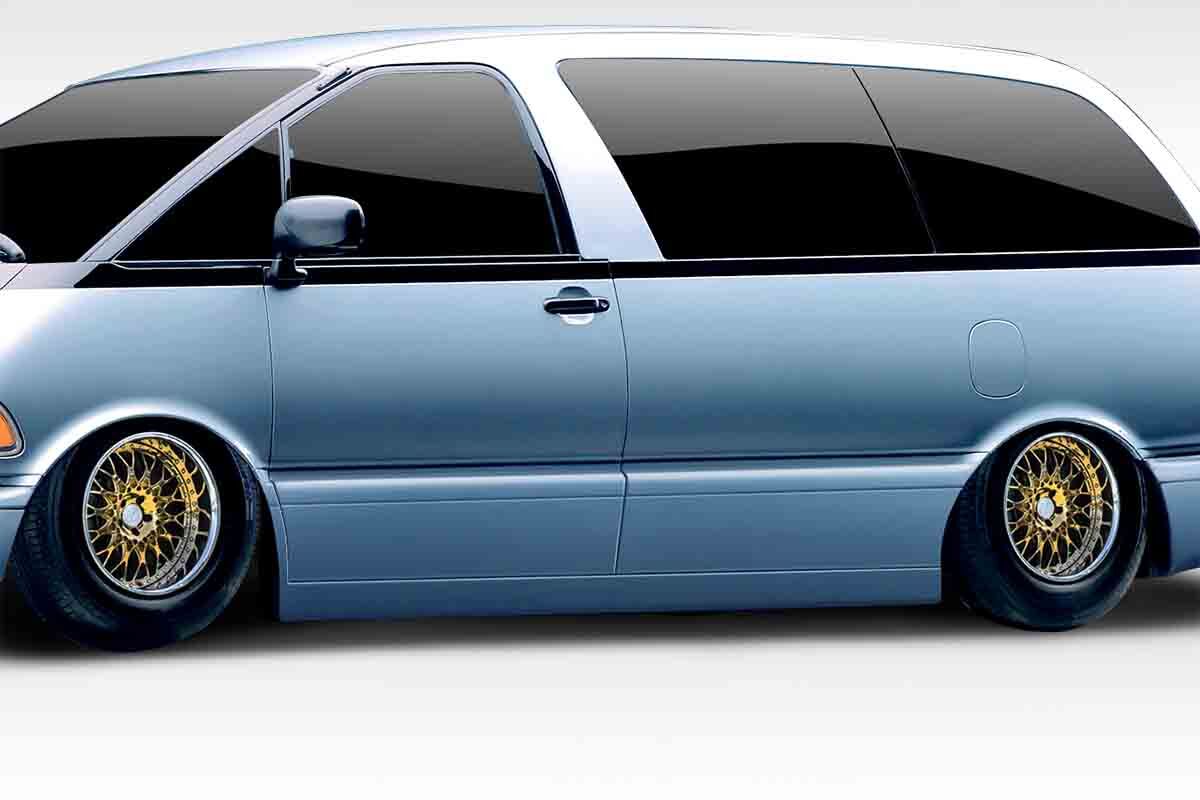 1991-1997 Toyota Previa Duraflex FAB Side Skirts Rocker Panels 2PC - 114782