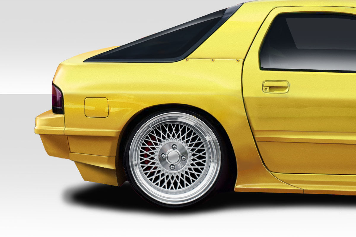 1986-1991 Mazda RX-7 Duraflex RE Wide Body Rear Fenders 2PC - 114860
