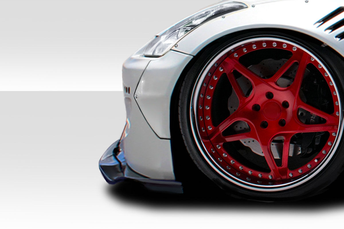 2003-2008 Nissan 350Z Z33 Duraflex RBS Front Fender Flare Add Ons 2PC - 114883