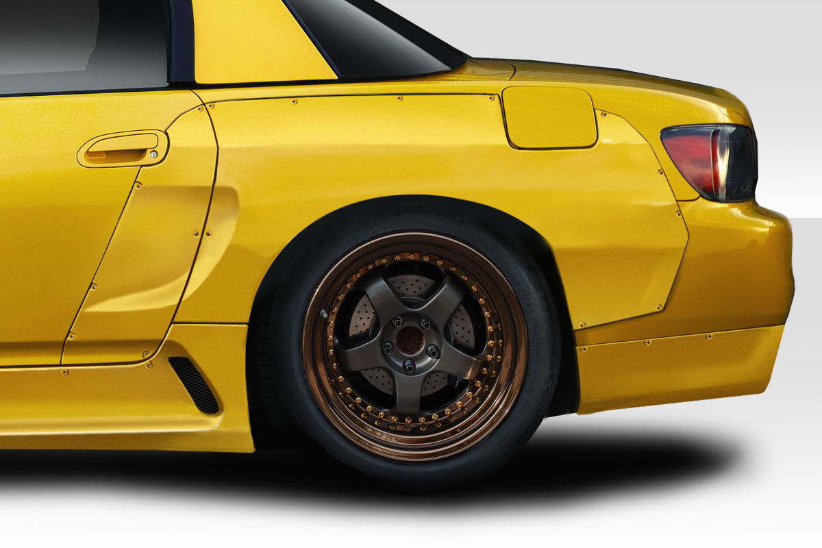 2000-2009 Honda S2000 Duraflex TKO RBS Wide Body Rear Fender Flares 2PC - 114889
