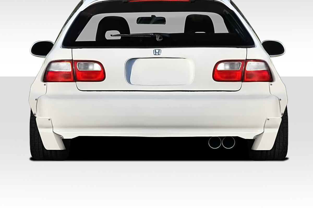 1992-1995 Honda Civic HB Duraflex TKO RBS Wide Body Rear Bumper Add-Ons 2PC - 114902