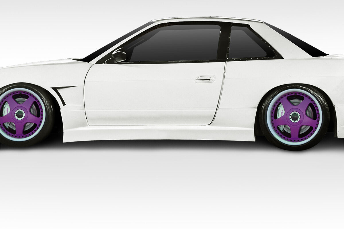 1989-1994 Nissan 240SX S13 Duraflex WX9 Side Skirts Rocker Panels 2PC - 114940