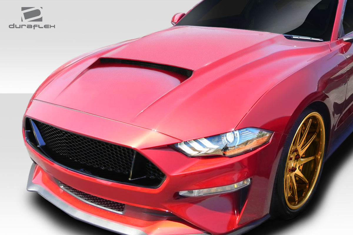 2018-2023 Ford Mustang Duraflex CVX Hood - 1 Piece