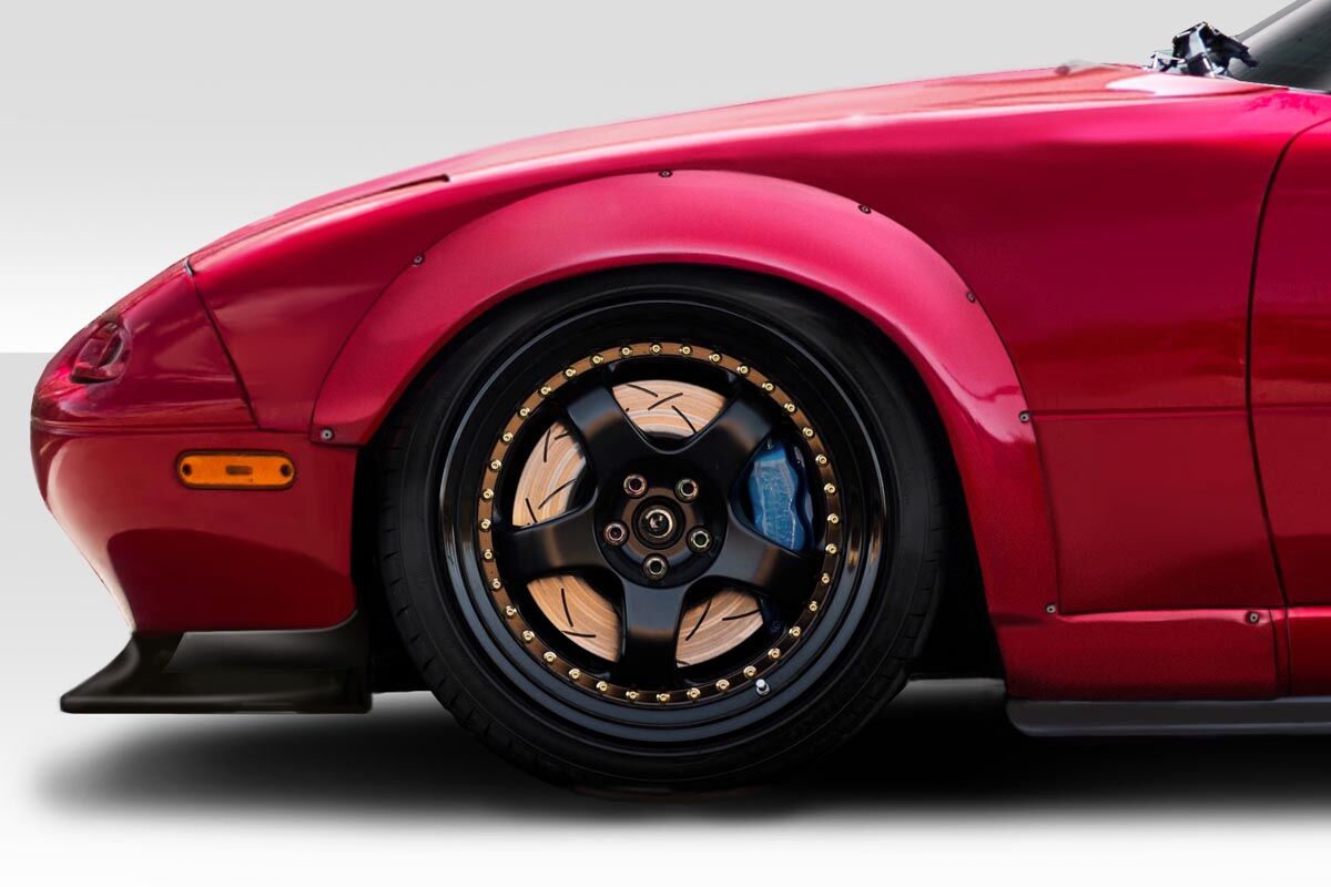 1990-1997 Mazda Miata Duraflex TKO RBS Wide Body Front Fender Flares 2PC - 114995