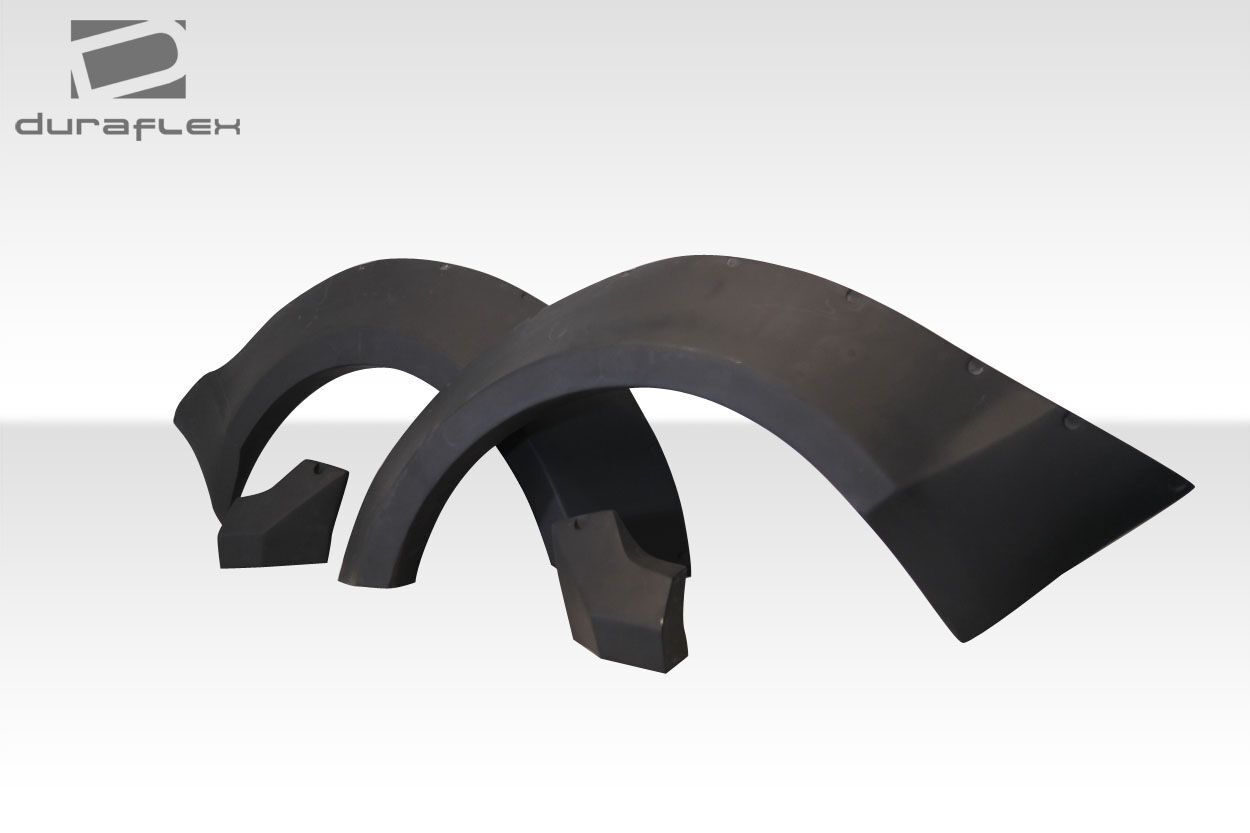 2018-2023 Ford Mustang Duraflex Grid Wide Body Front Fender Flares - 4 Piece
