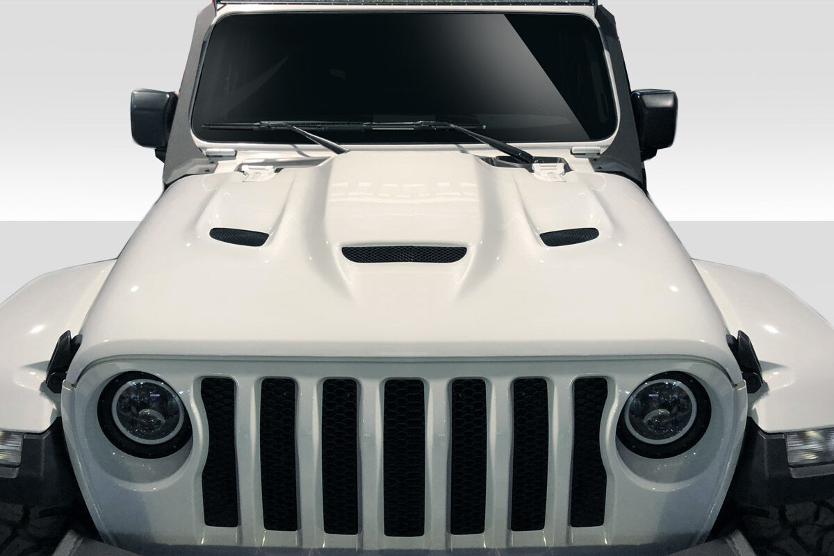 2019-2019 Jeep Wrangler Duraflex Hellcat Look Hood 1PC - 115007