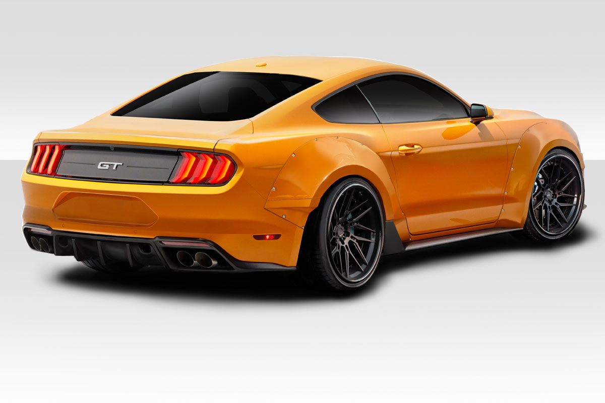 2018-2023 Ford Mustang Duraflex Grid Fender Flares- 8 piece