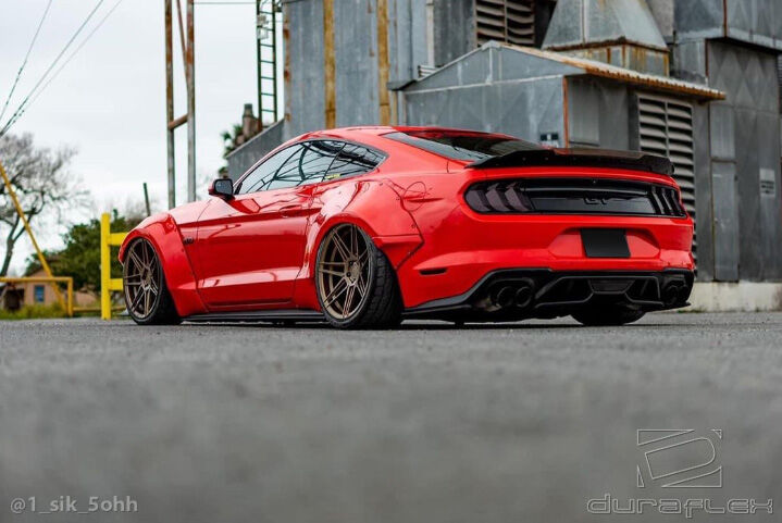 2018-2023 Ford Mustang Duraflex Grid Fender Flares- 8 piece