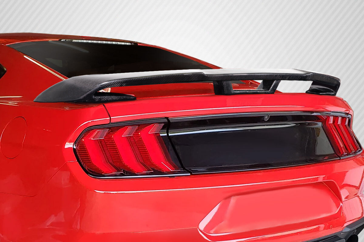 2015-2023 Ford Mustang Coupe Carbon Creations Performance PP1 Look Rear Wing Spoiler - 1 Piece - 115380