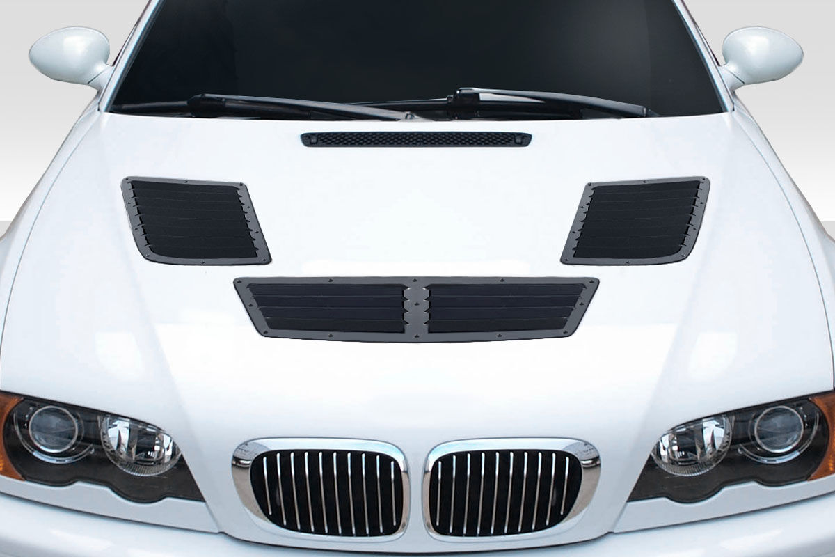 2001-2006 BMW M3 E46 / 2014-2019 Ford Fiesta / 2016-2018 Ford Focus Duraflex GT1 Hood Vents - 3 Piece - 116542