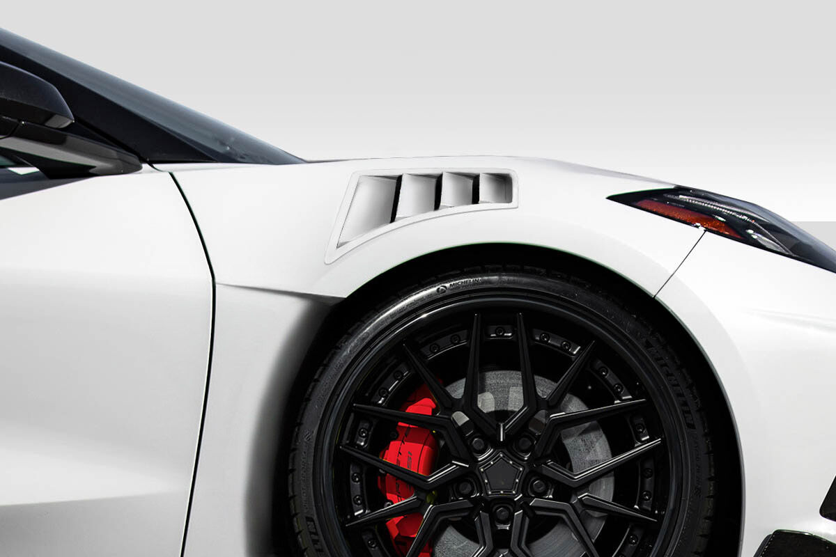 2020-2023 Chevrolet Corvette C8 Duraflex Gran Veloce Front Fender Vents - 2 Piece - 116593