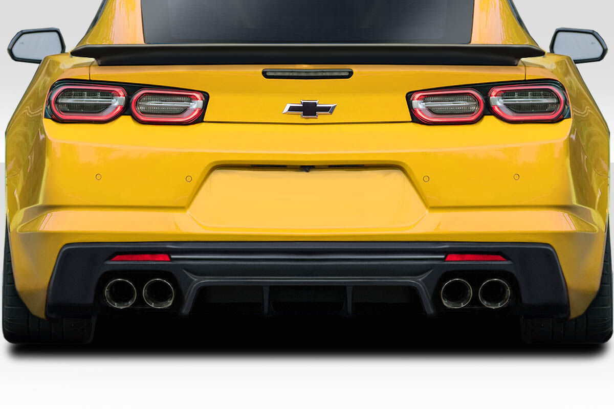 2016-2024 Chevrolet Camaro Duraflex Shark Rear Diffuser - 1 Piece ( Quad exhaust version) - 116707