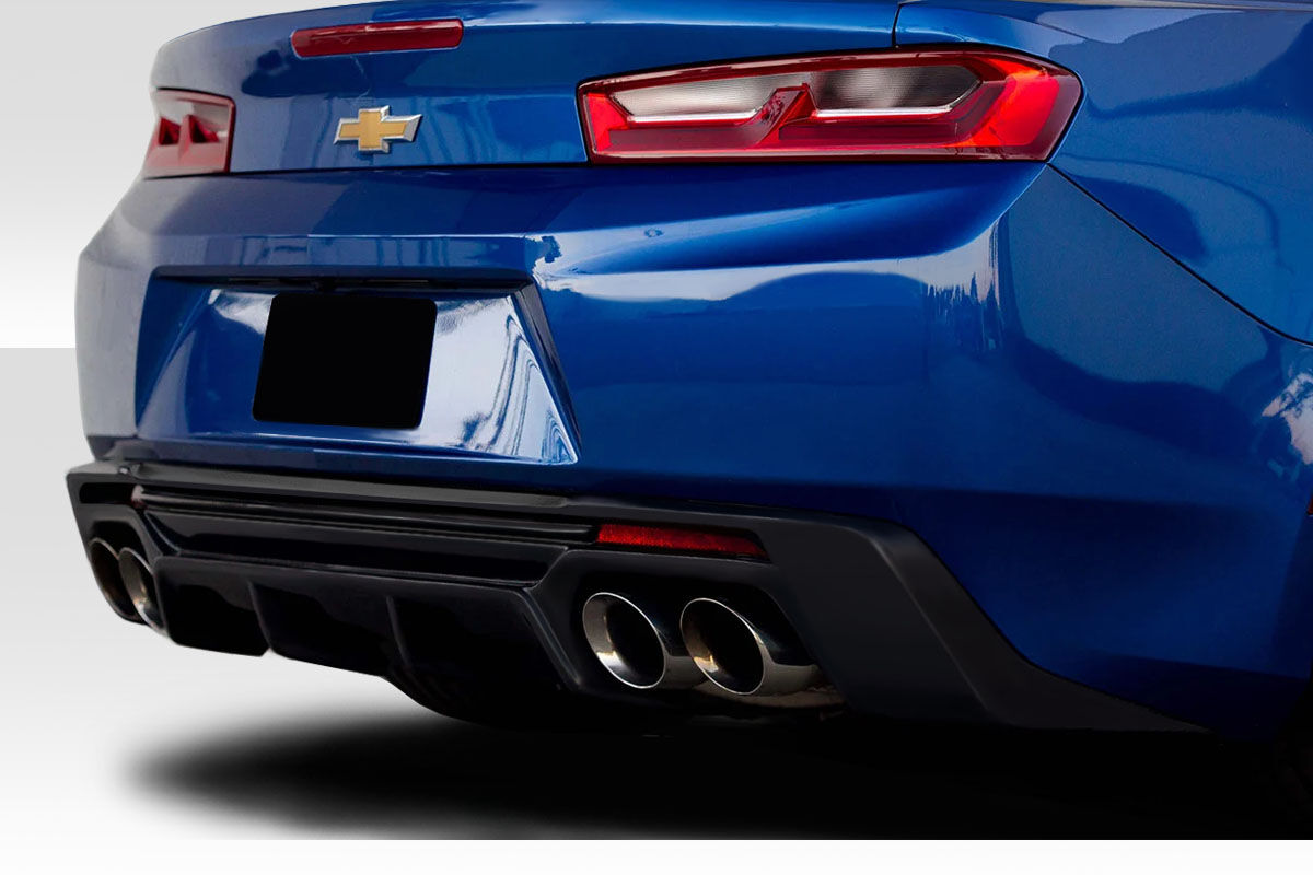2016-2024 Chevrolet Camaro Duraflex Shark Rear Diffuser - 1 Piece ( Quad exhaust version)