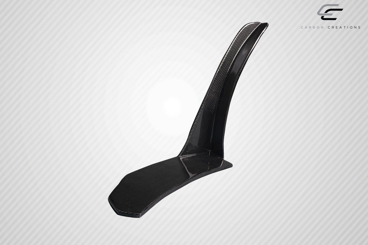 2018-2023 Ford Mustang Carbon Fiber Z1 Front Lip Spoiler Air Dam - 2 Pieces ( Non performance model )
