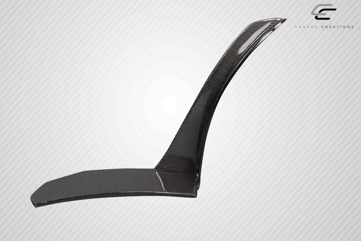 2018-2023 Ford Mustang Carbon Fiber Z1 Front Lip Spoiler Air Dam - 2 Pieces ( Non performance model )
